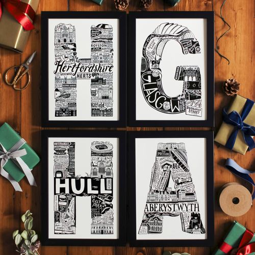 Location letter prints